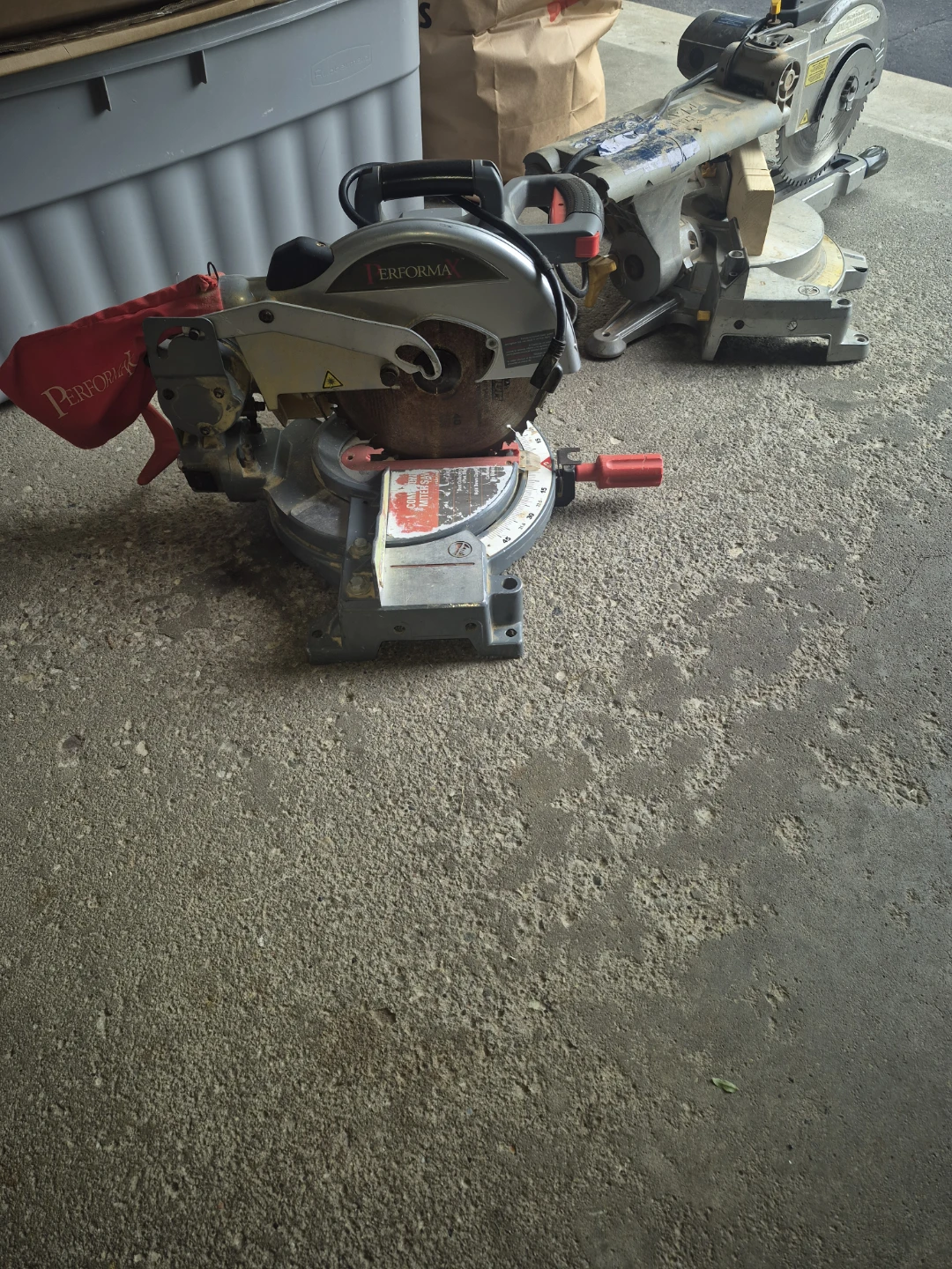 Performax & DeWalt Miter Saws