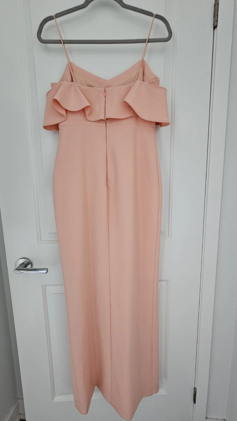 Likely Peachy Ruffle Maxi Dress, Size 6 - photo 3