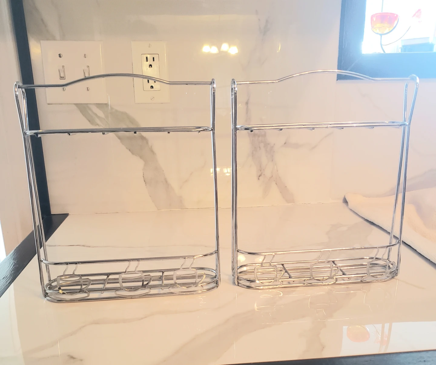$3 for Both New Stainless Steel Kitchen Caddies
