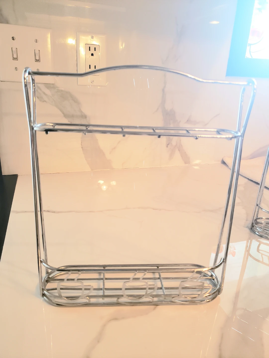 $3 for Both New Stainless Steel Kitchen Caddies - photo 2