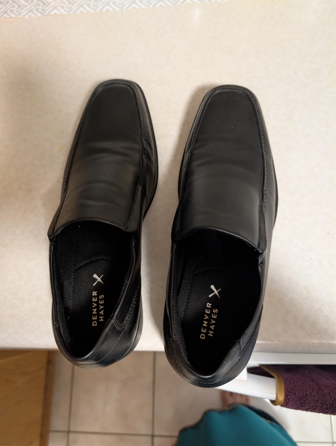 Denver Hayes Black Loafer Shoes
