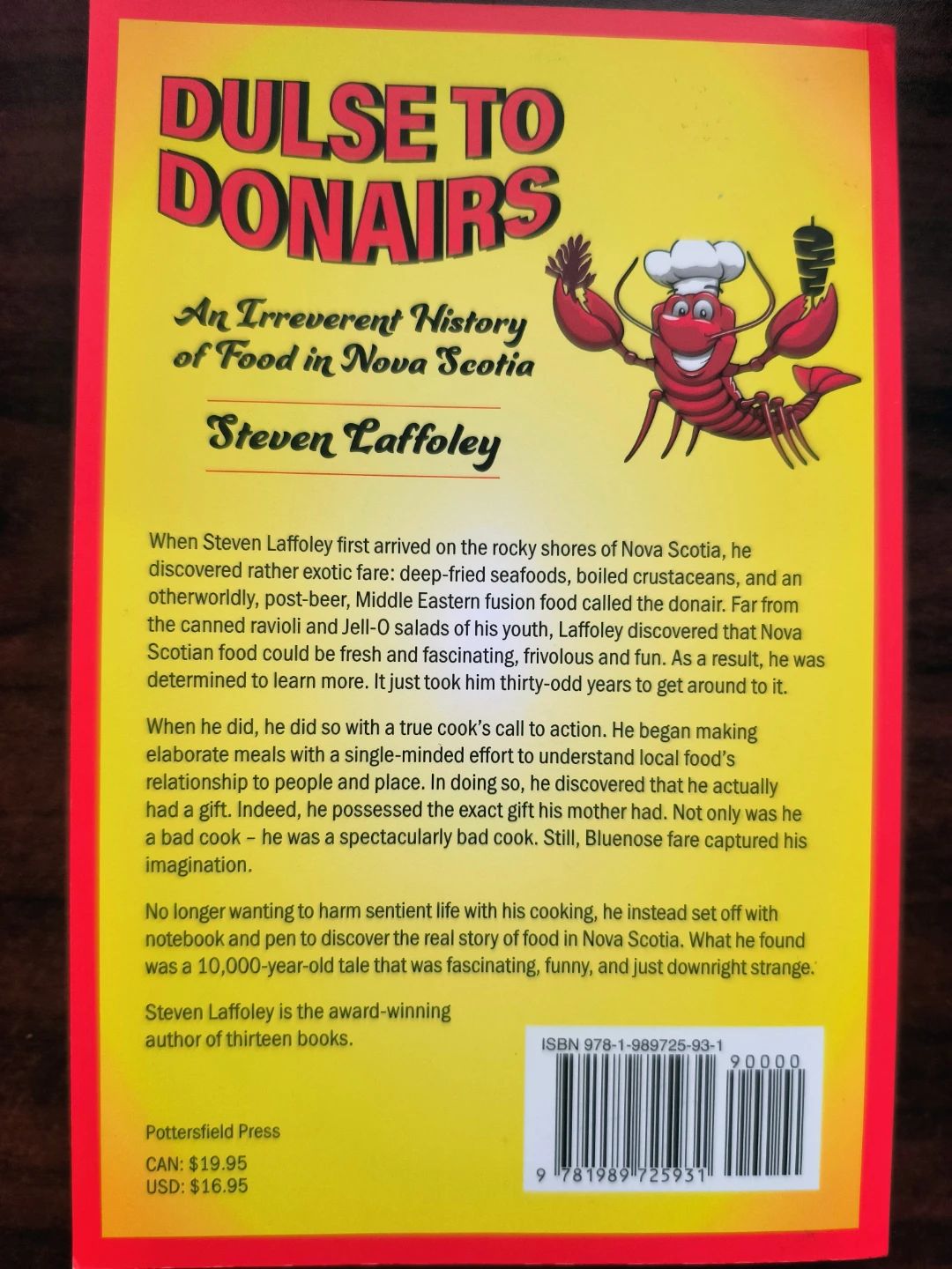 Dulse to Donairs: Food in Nova Scotia, Author signed, like new - photo 2