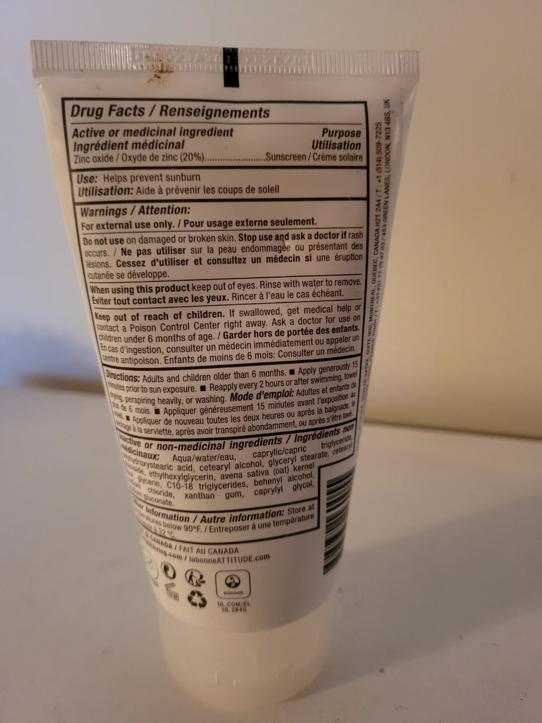 ATTITUDE Natural Care Oatmeal Mineral Sunscreen SPF 30 - photo 2