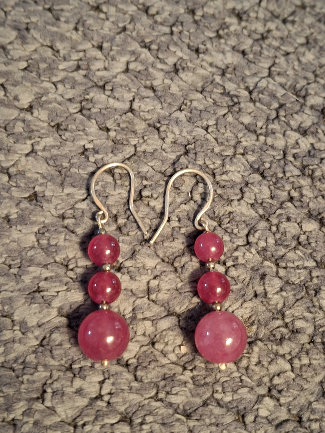 Sterling Silver Pink Topaz Earrings - photo 3