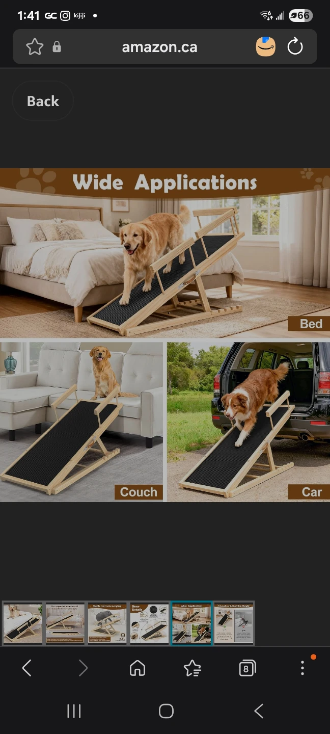 55" Dog Ramp with side rails brand new - photo 5