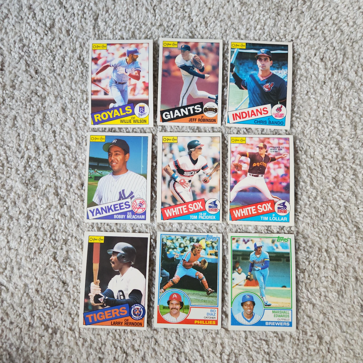 Baseball Cards | 1983 Topps | 85 O-Pee-Chee | 90 Bowman - photo 5