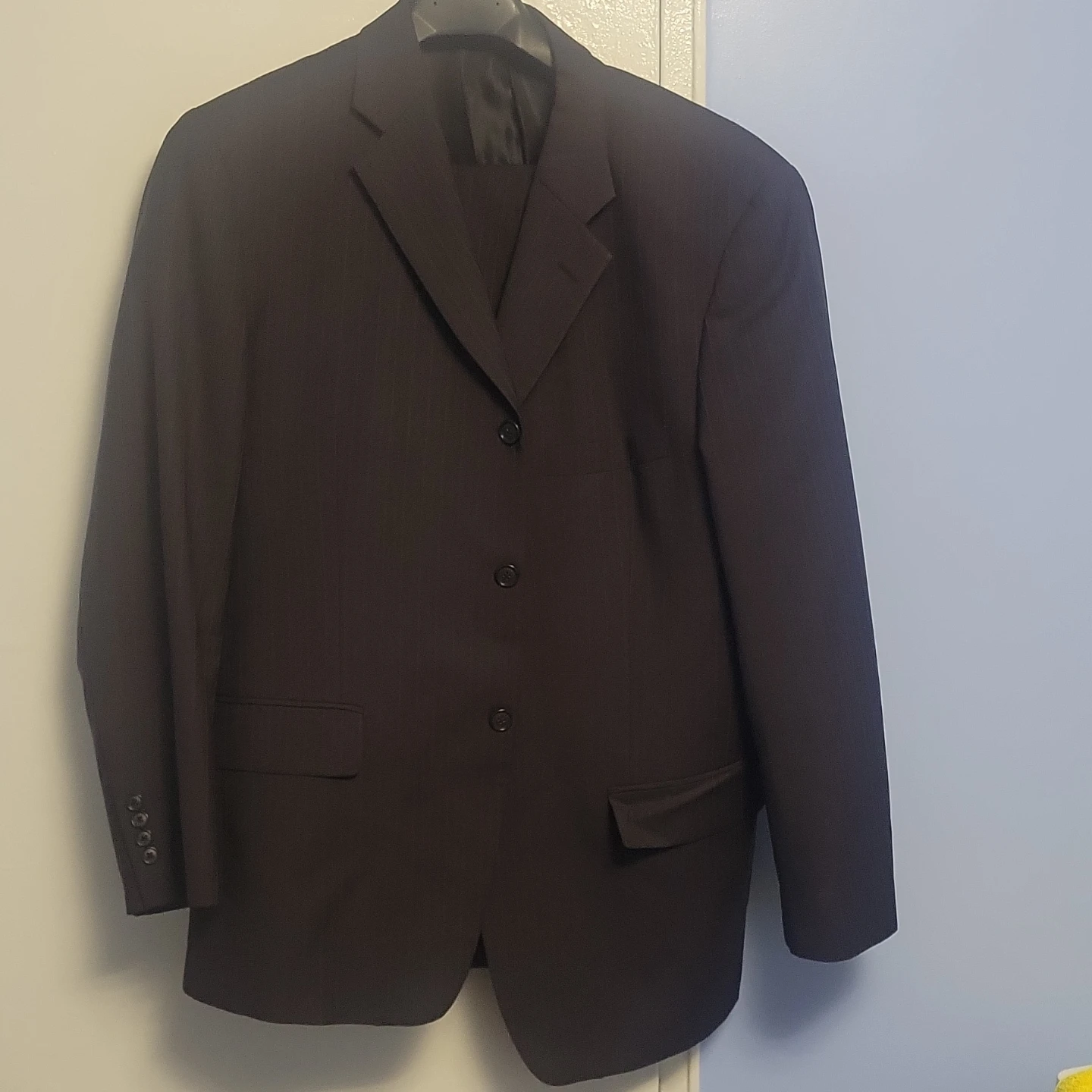 Men's Pinstripe Suit Jacket