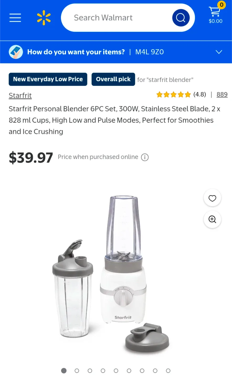 Starfrit Personal Blender 6PC Set - photo 4