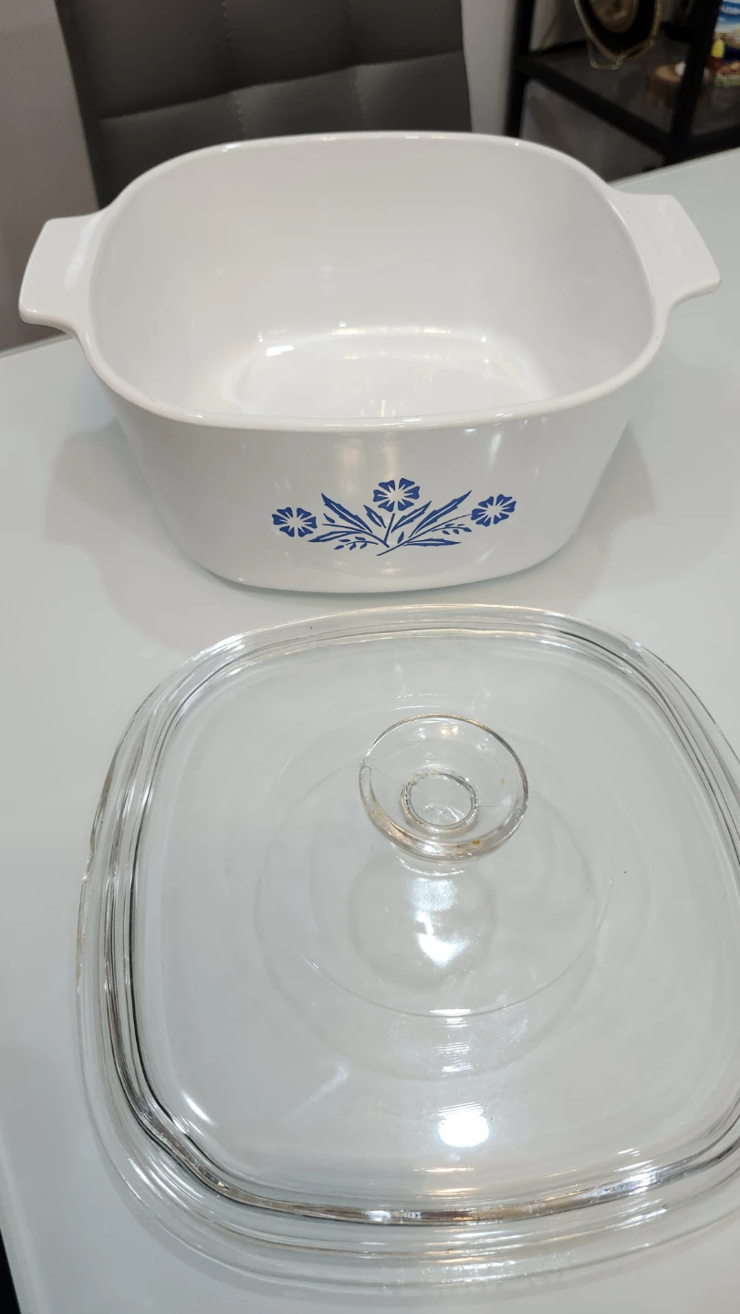 CorningWare Blue Cornflower Casserole Dish with Lid - photo 3