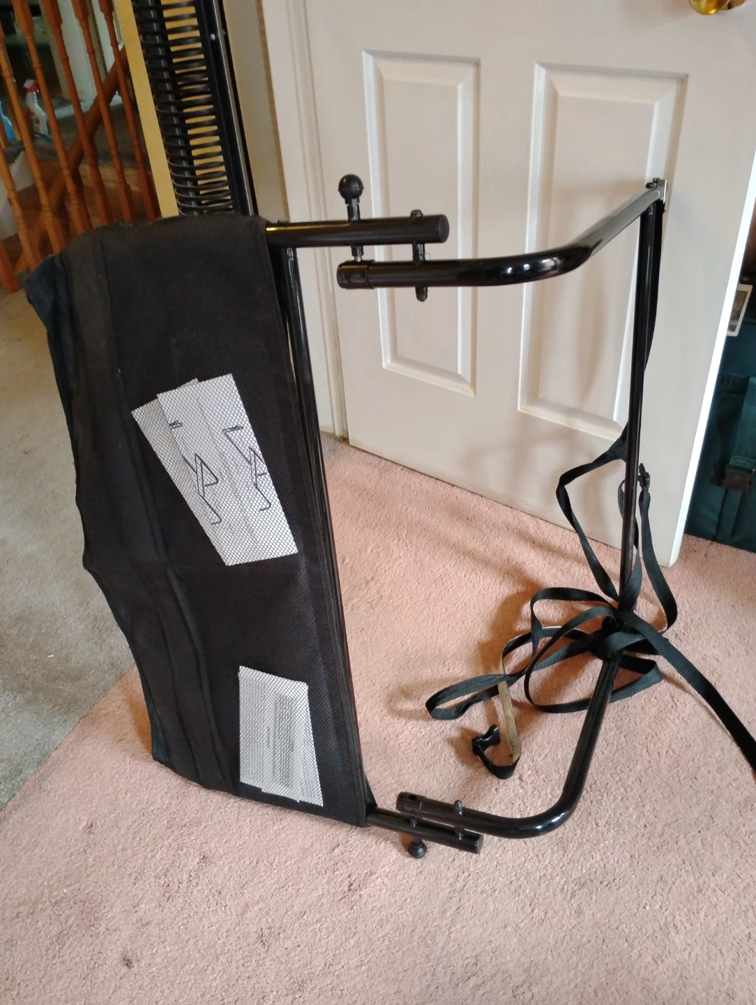 FREE Black bed rail, with metal frame and instructions