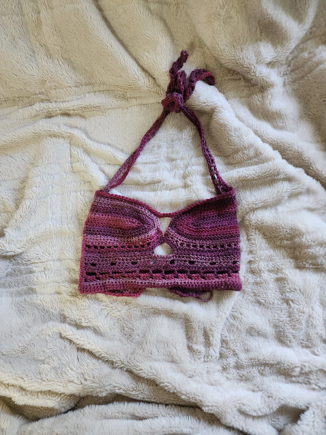 Handmade Crochet Halter Top