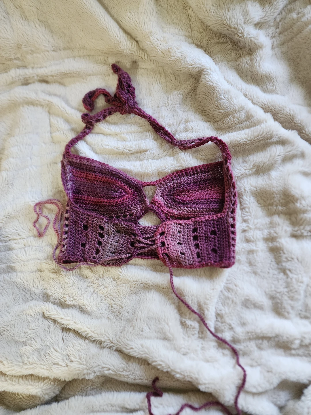 Handmade Crochet Halter Top - photo 2