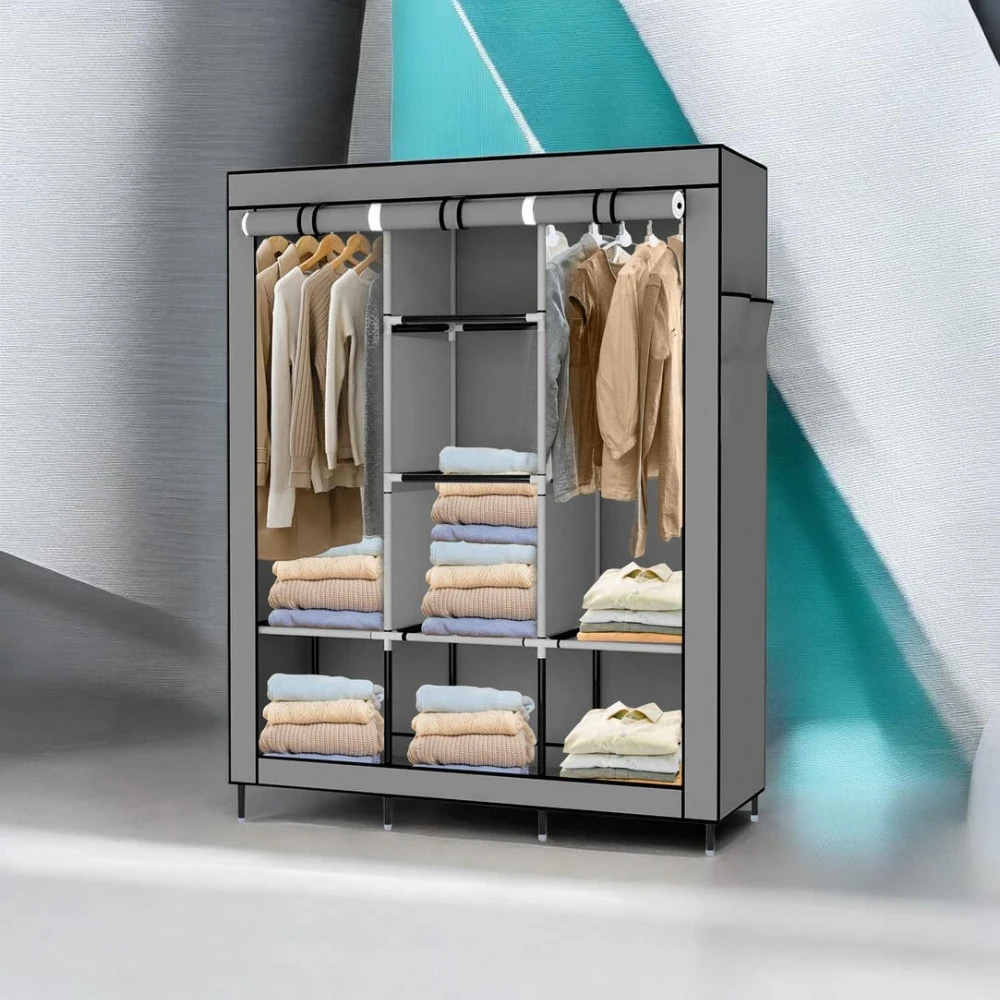 (BRAND NEW) 3 Styles Wardrobe Garment Rack Organizer
