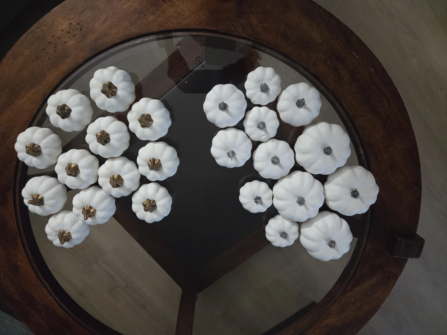White Decorative Mini Pumpkins  – Perfect for Wedding, Fall.