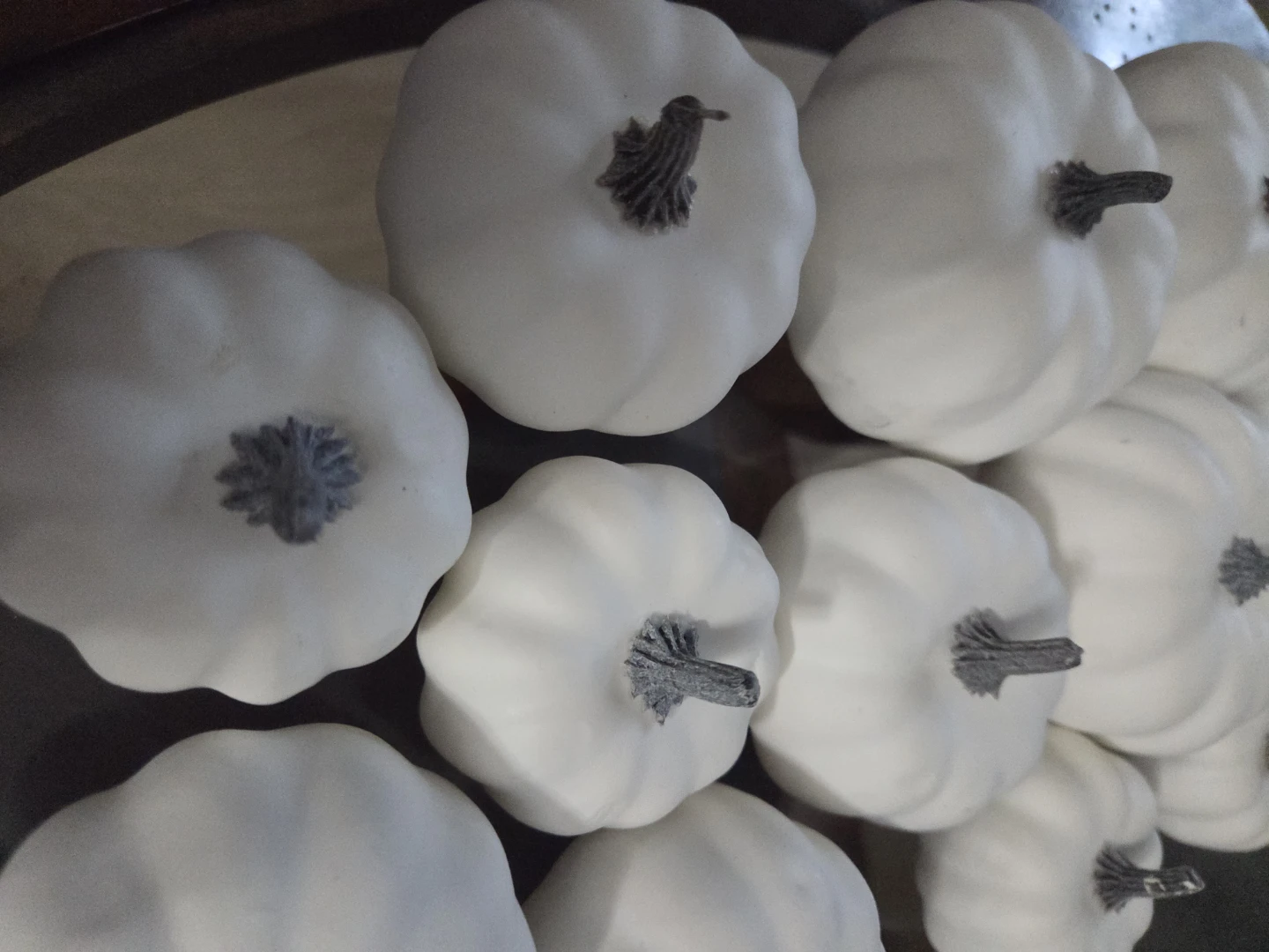 White Decorative Mini Pumpkins  – Perfect for Wedding, Fall. - photo 3