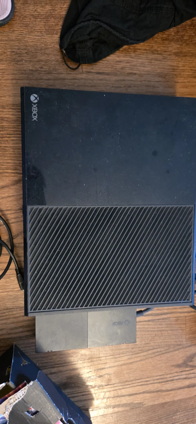 Xbox One Console with Two Controllers and Cables