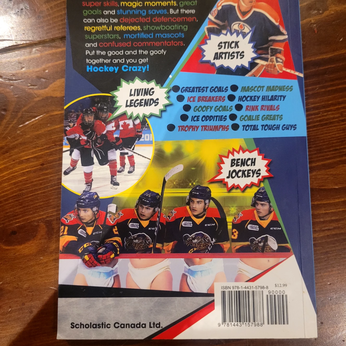 Hockey Crazy! Scholastic Book - photo 2