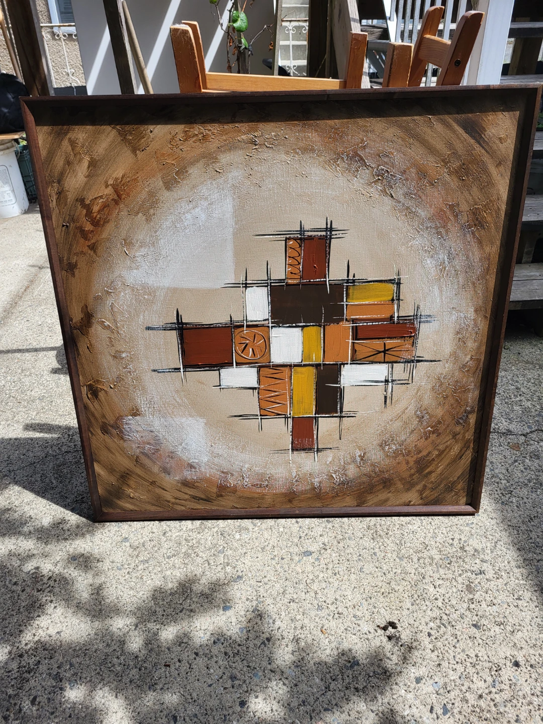 Framed Abstract Art MCM Factory / Commercial Painting - photo 2