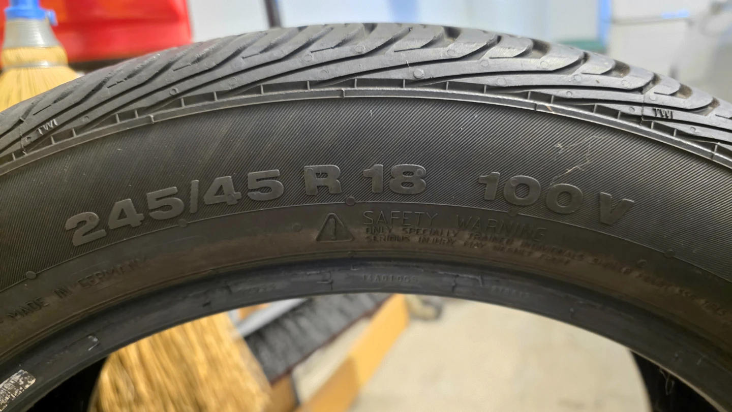 Continental ContiProContact SSR Tire 245/45R18 - photo 4
