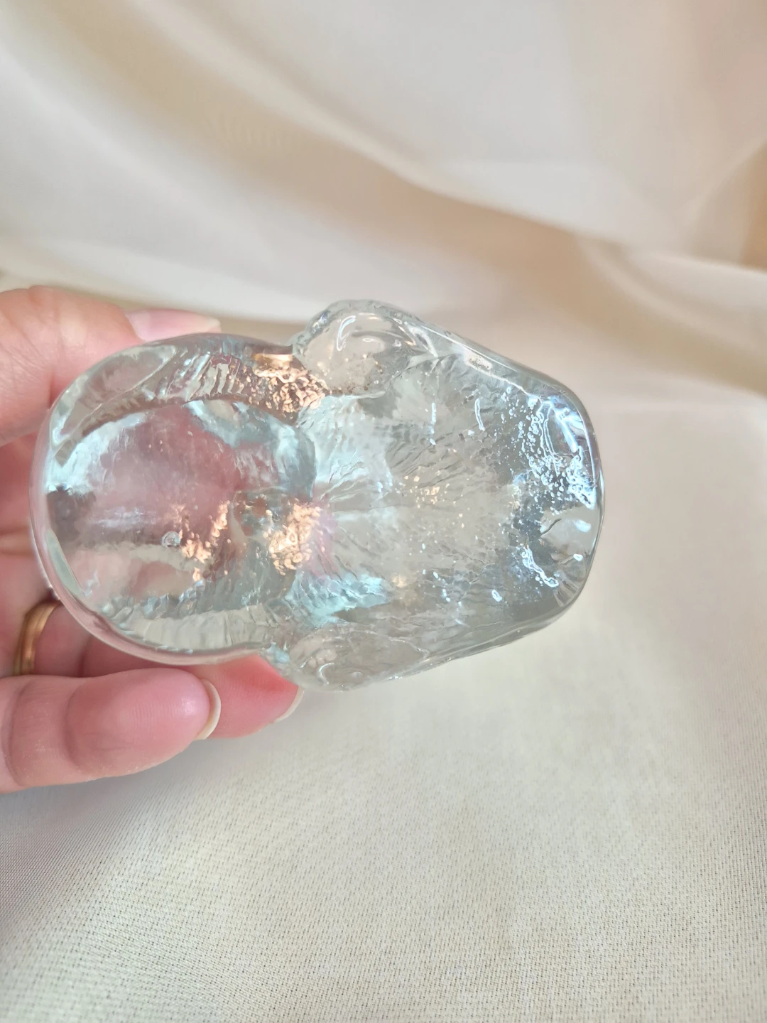 Vintage Solid Crystal Lead Crystal Cat - The Toscany.. - photo 3