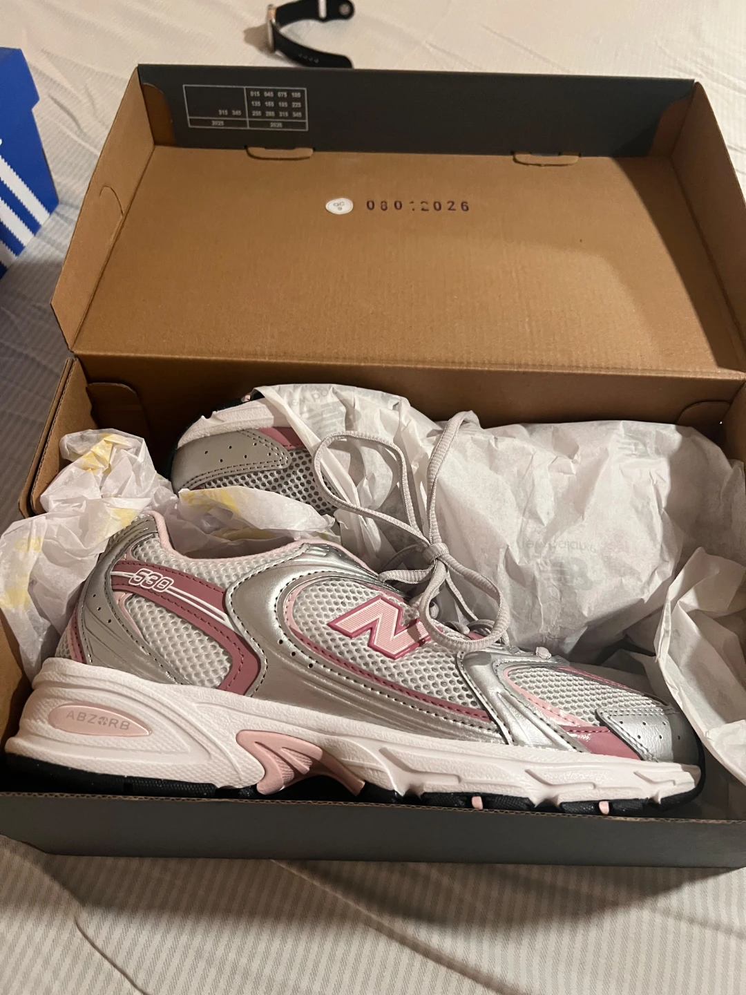 New Balance 530 Women's Running Shoes Pink/Silver Size 8.5