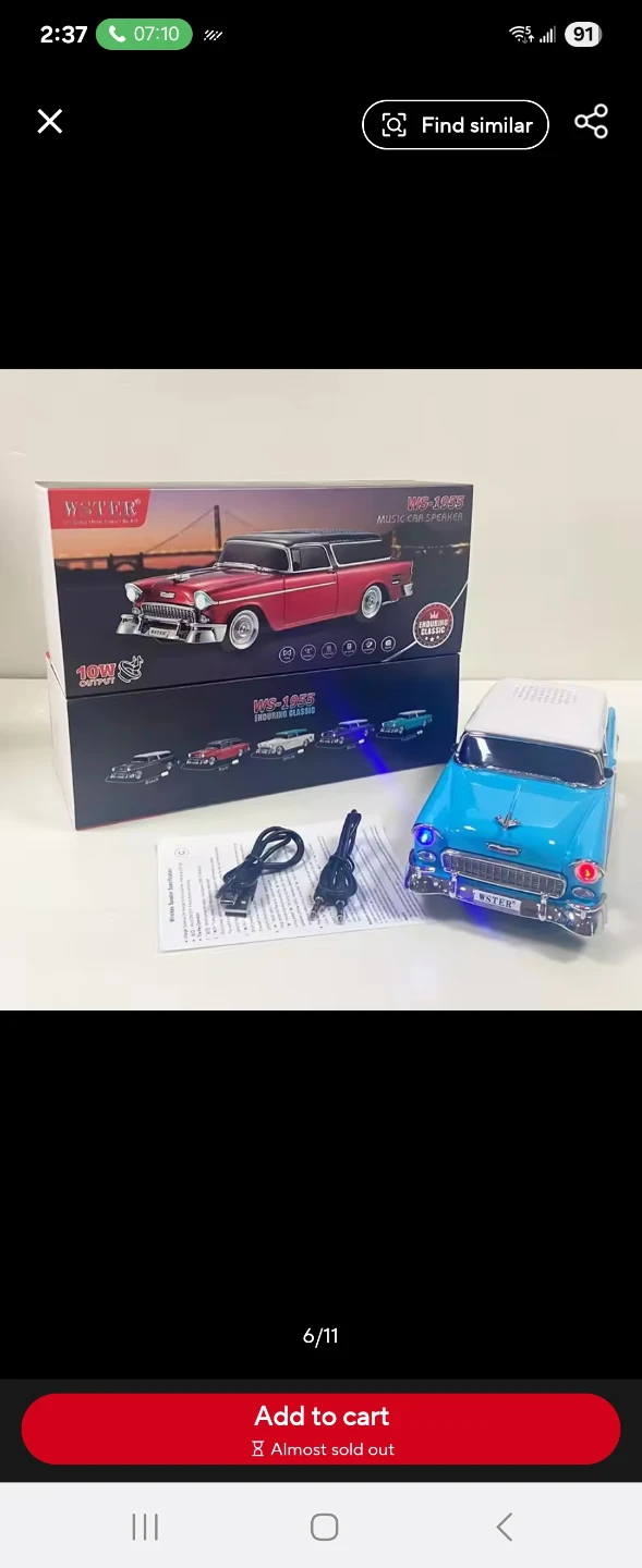 Classic Car Bluetooth Speaker