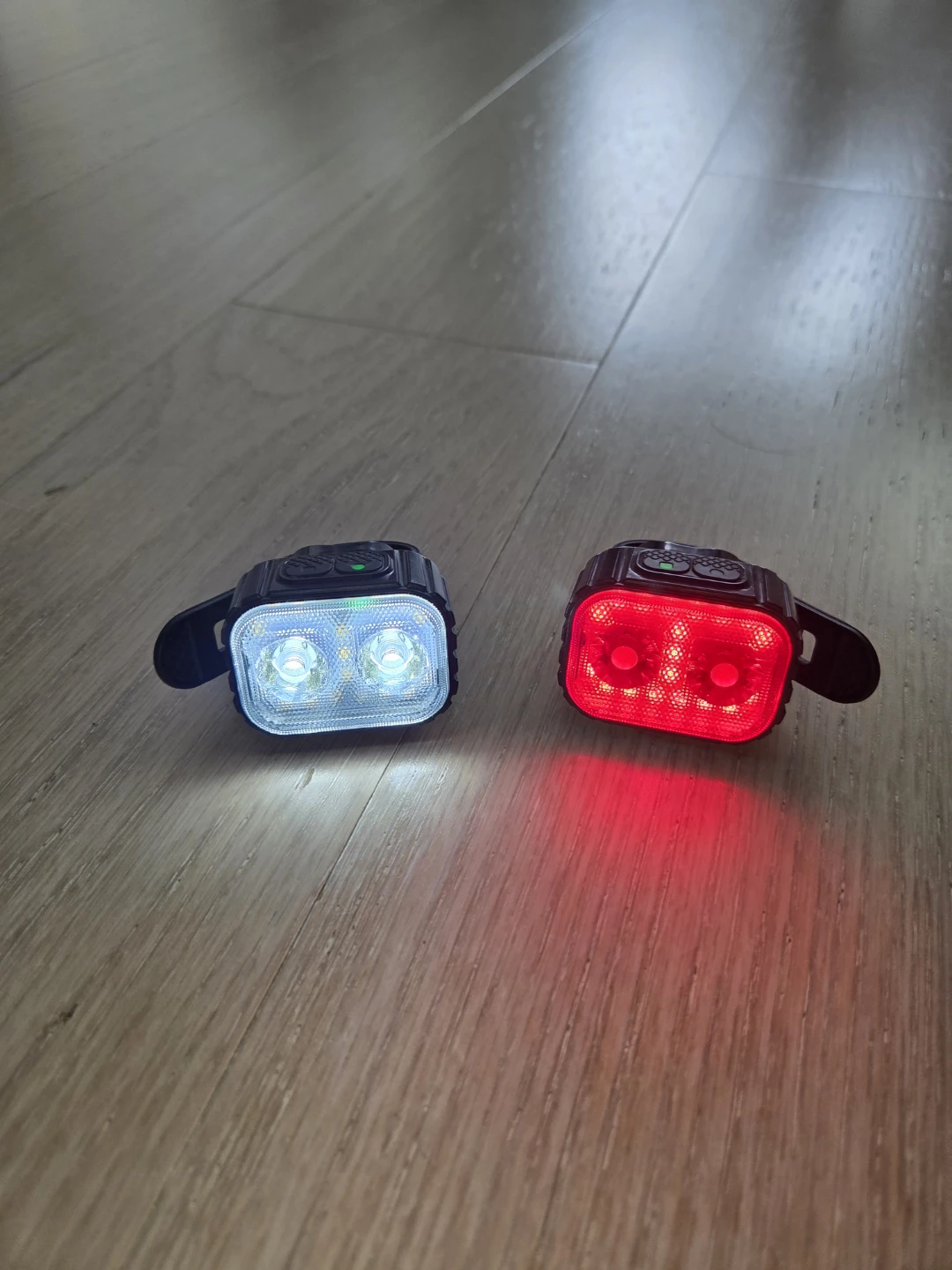 USB Rechargeable Bicycle Lights - Front & Rear LED Set - photo 2