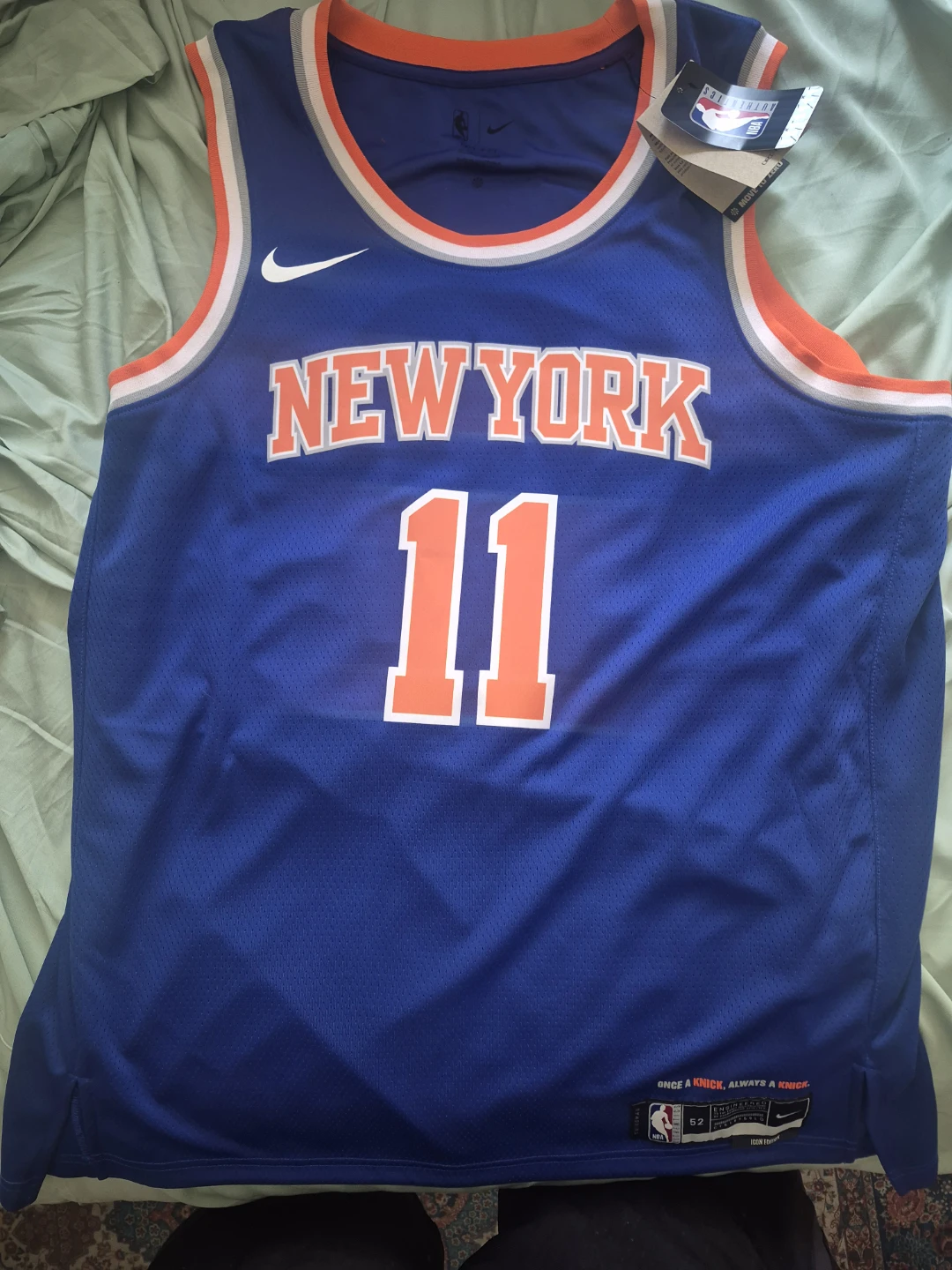 Nike New York Knicks NBA Icon Edition Jersey #11 - Size XL