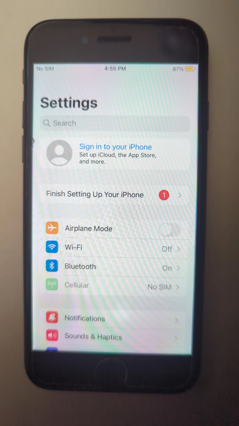 Apple iPhone 8 Black 256gb model