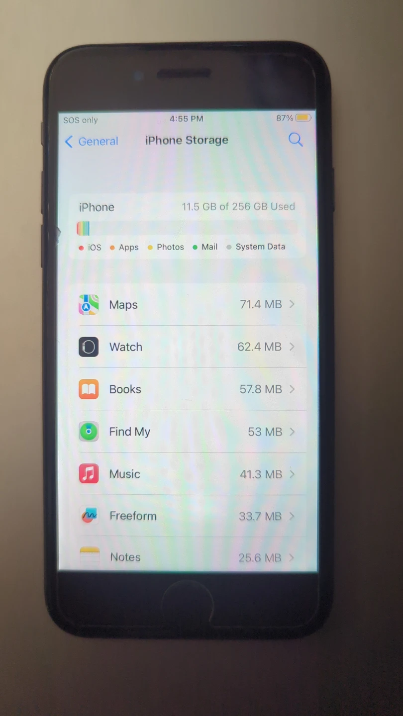 Apple iPhone 8 Black 256gb model - photo 2