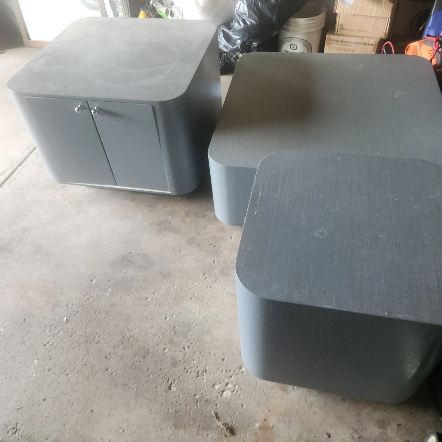Center table & 2 side tables