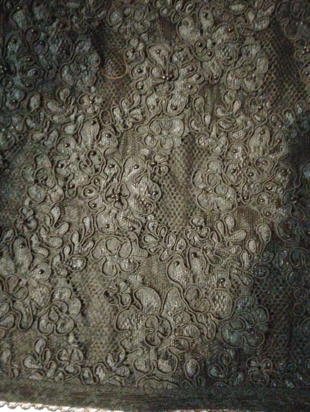 Black lace and bead top - photo 3