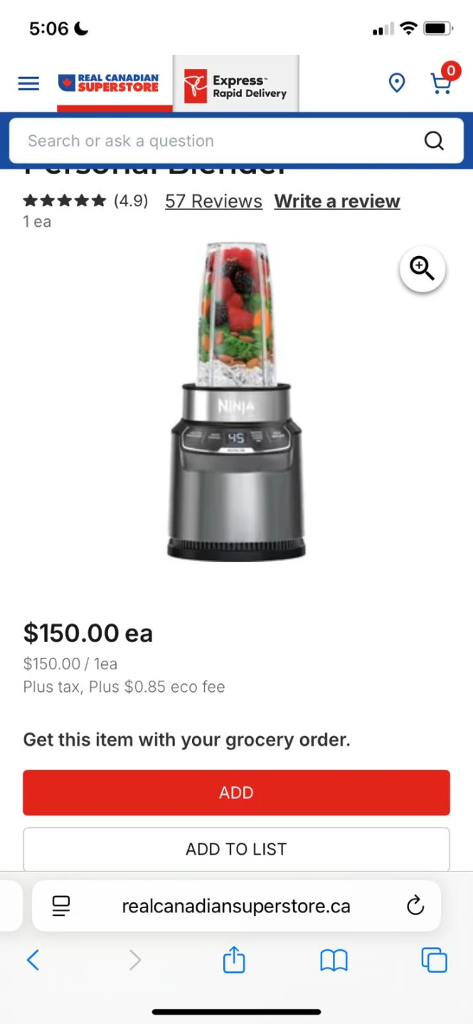 Ninja Personal Blender with Auto-iQ - photo 4