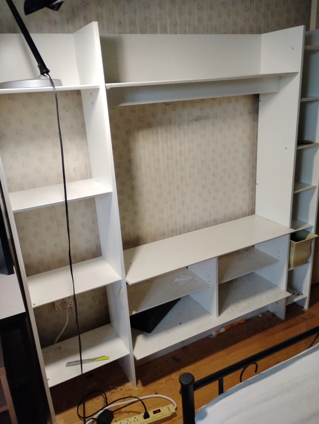 FREE IKEA White Entertainment Unit with Shelving