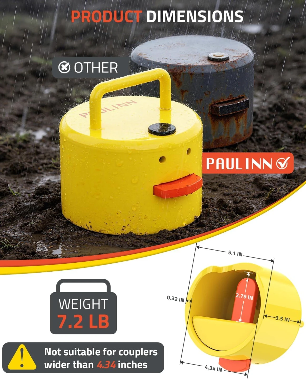 Heavy-Duty Trailer Coupler Lock - photo 4