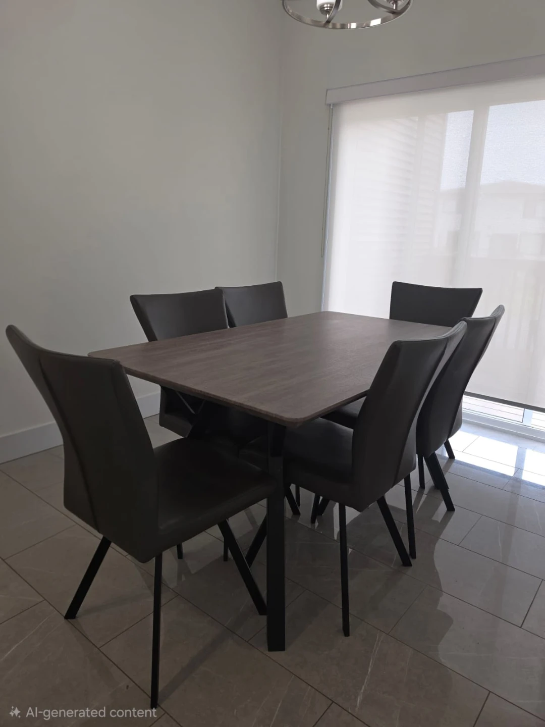 Modern grey Dining Set  – originally from Leon's