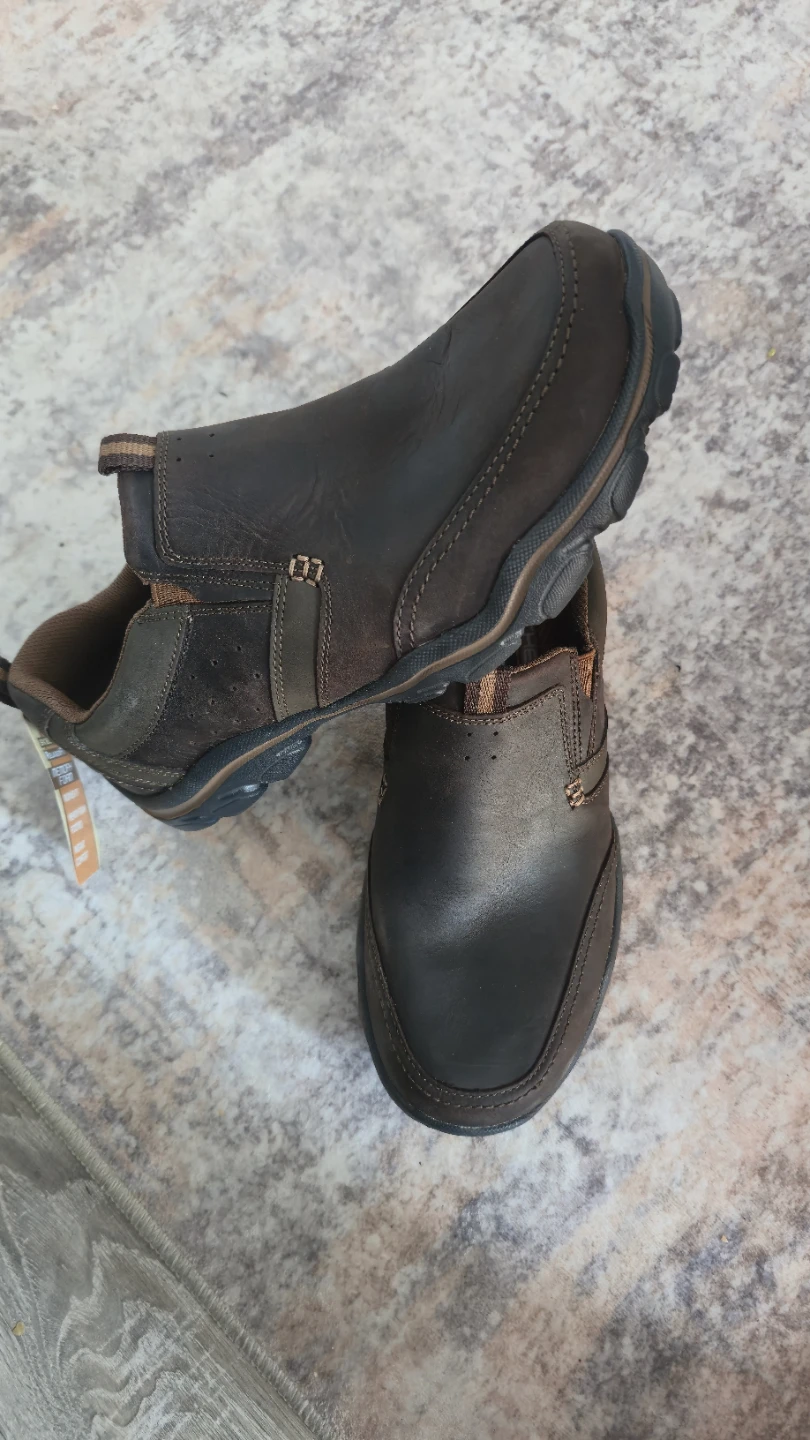 Skechers Relaxed Fit Brown Slip-On Shoes - photo 2