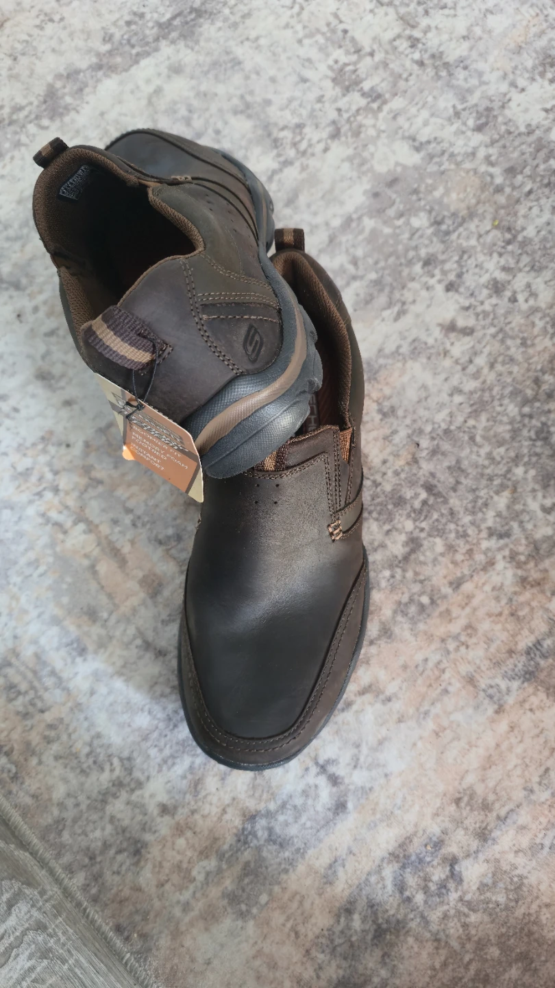Skechers Relaxed Fit Brown Slip-On Shoes - photo 3