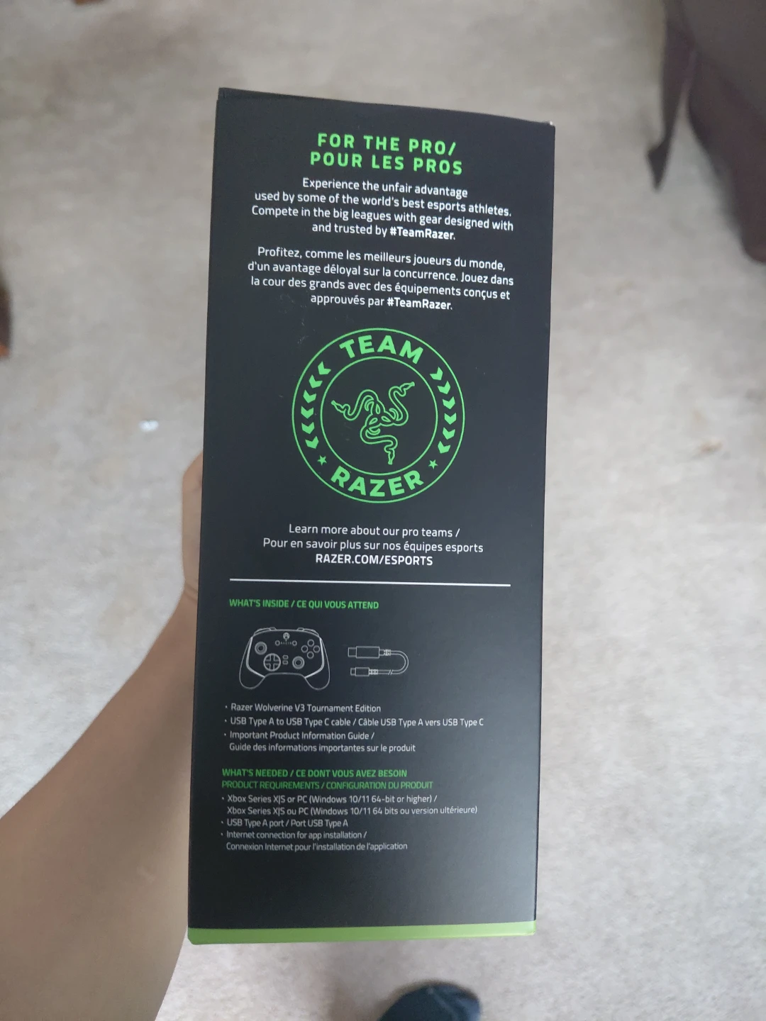 White Razer Wolverine V3 Tournament Edition Controller - photo 4