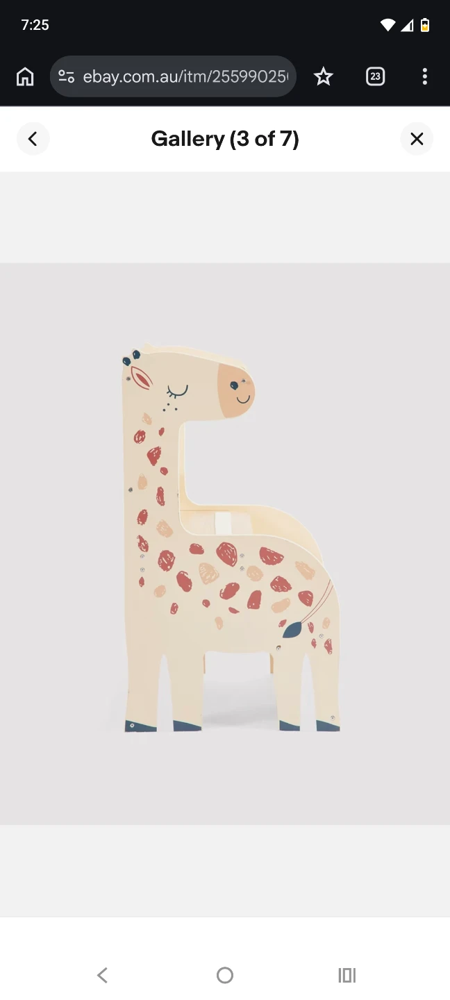 Kids Giraffe Step Stool - photo 4