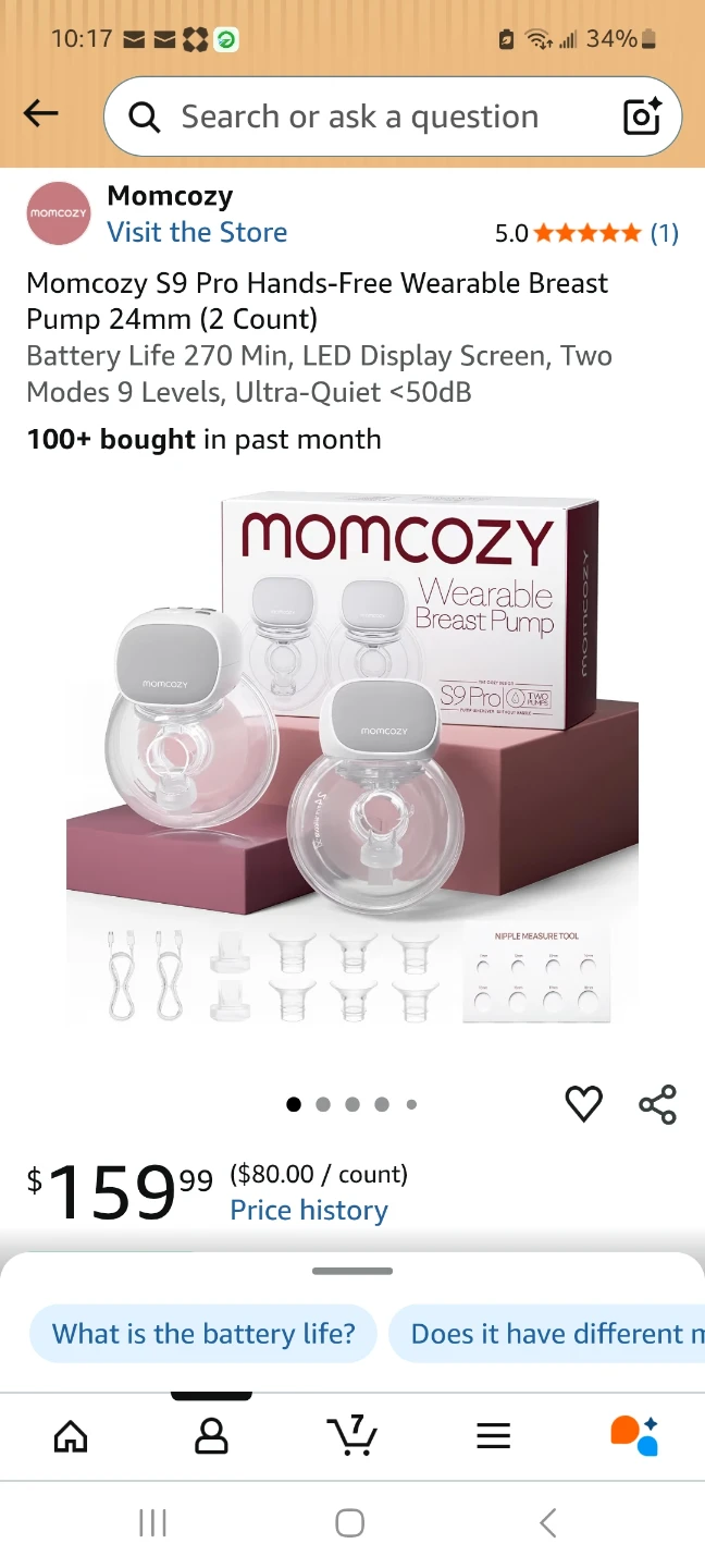 Momcozy S9 Pro Wearable Breast Pump - photo 2