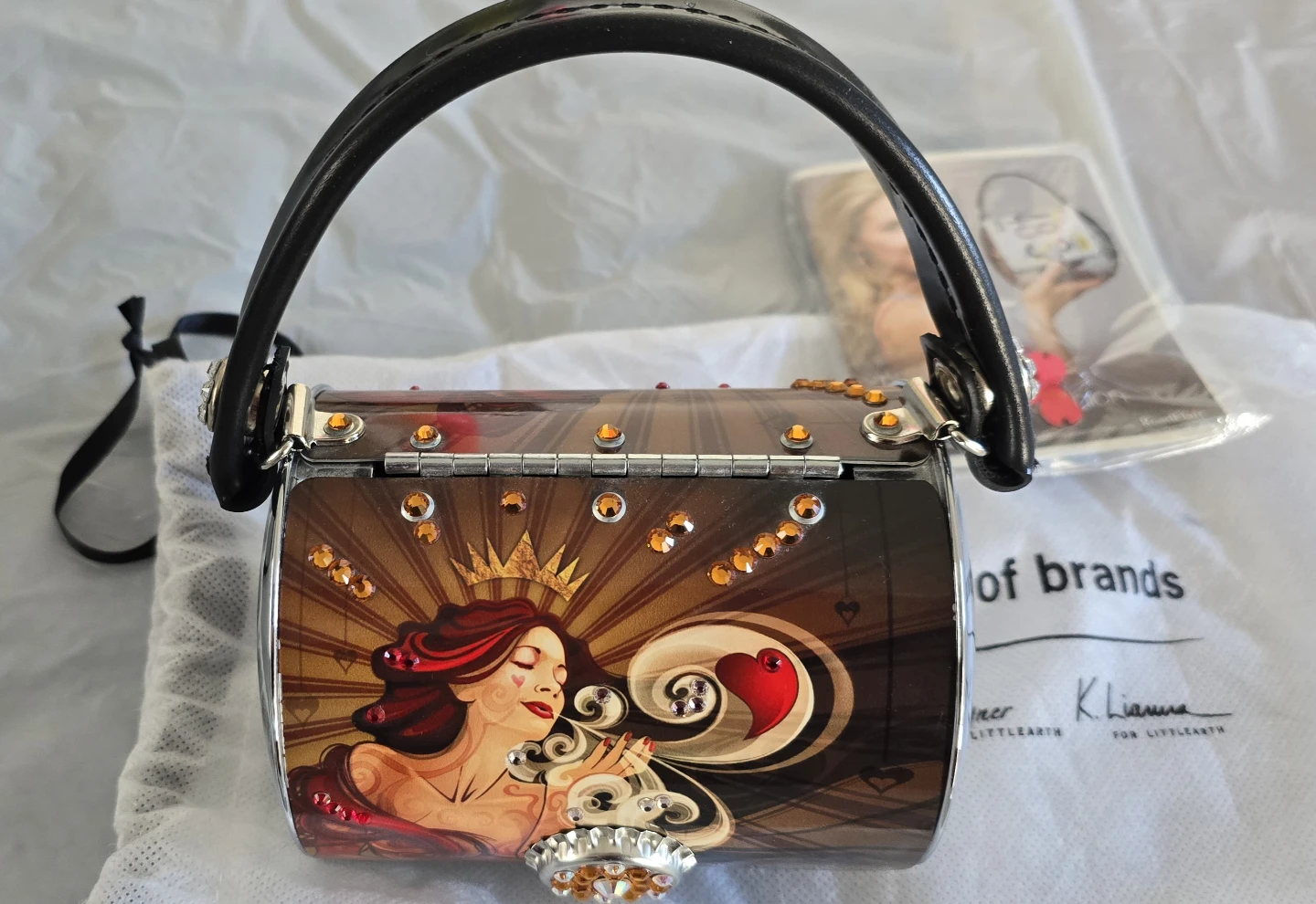 Littlearth Swarovski Crystals Bejeweled Purse - photo 3