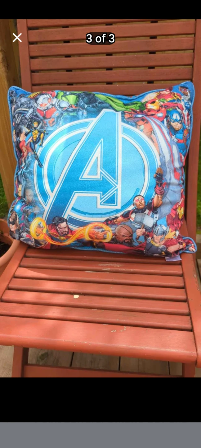 Marvel Avengers Square Throw Pillow