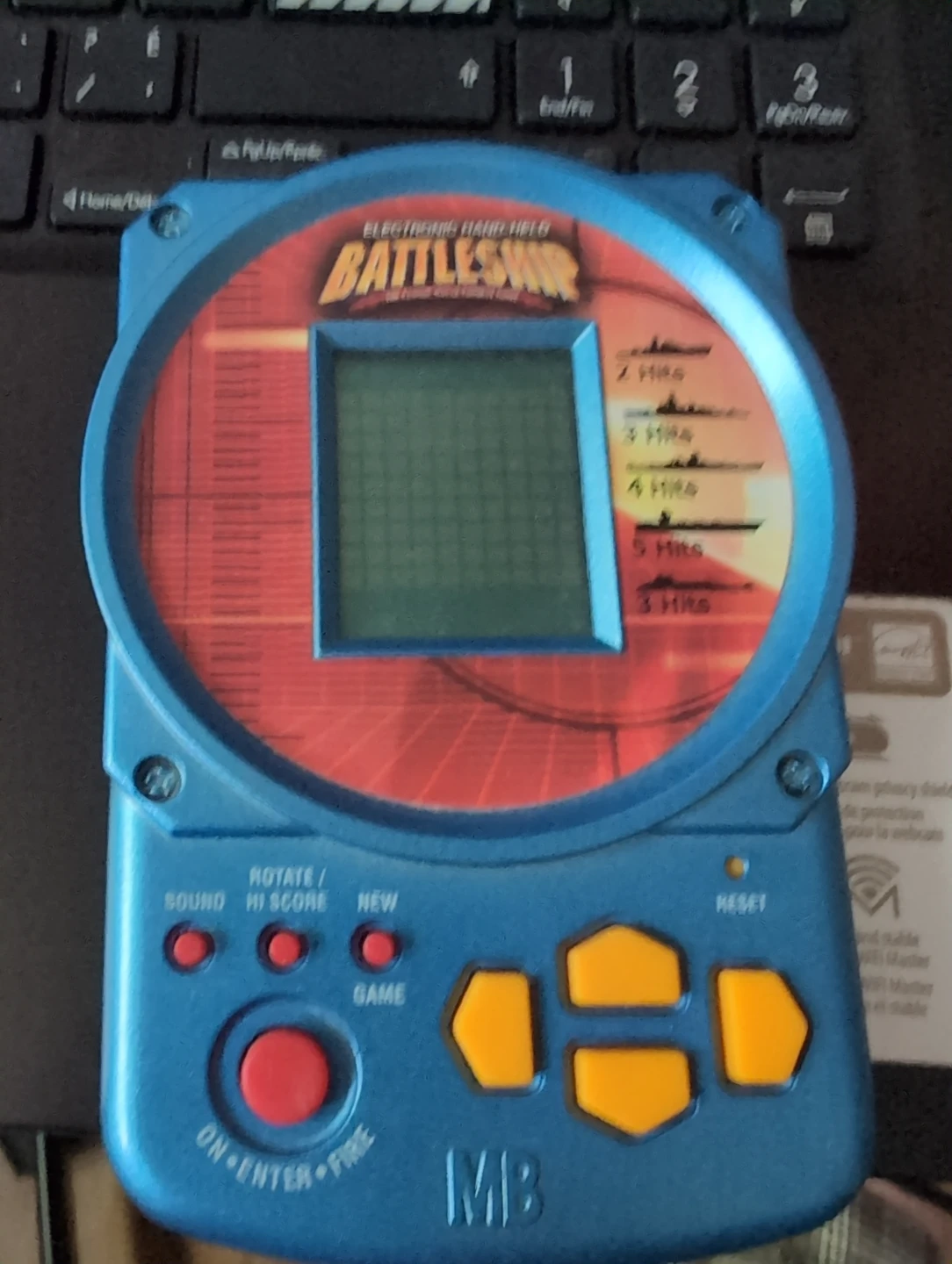 MB Electronic Hand Held Battleship Game