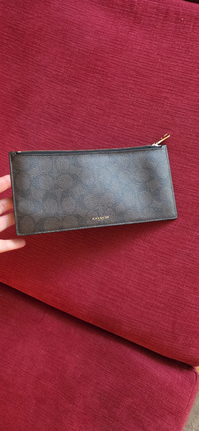 Authentic Signature Monogram Card Holder