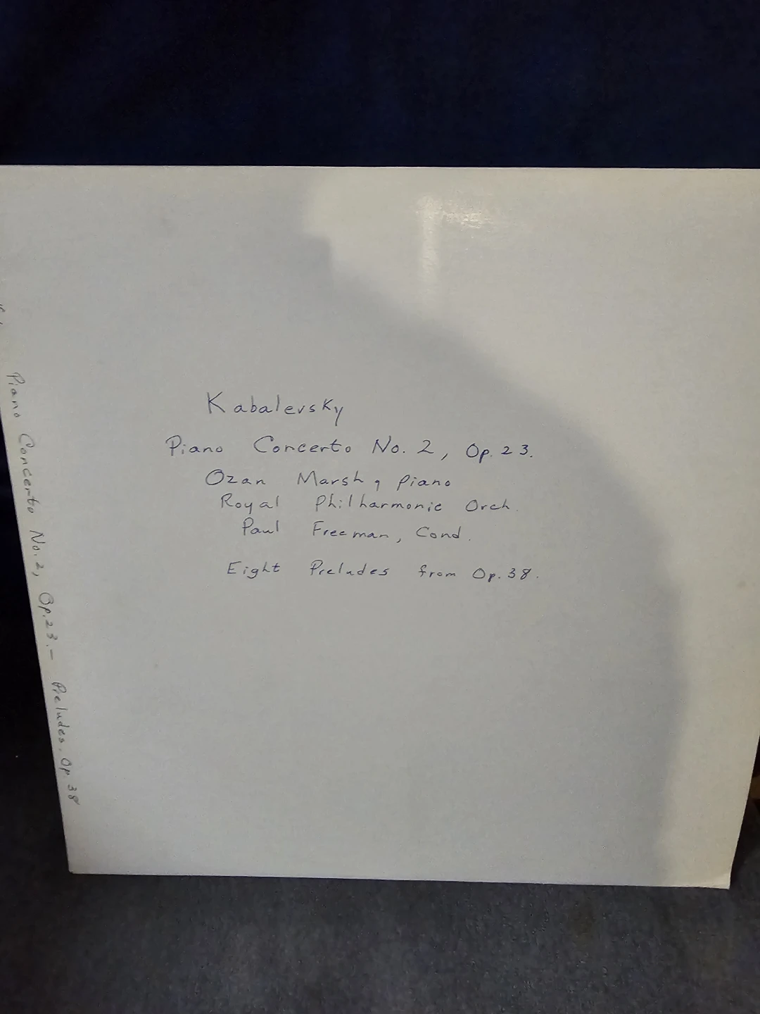 Kabalevsky Piano Concerto No. 2 Op. 23 Vinyl Record