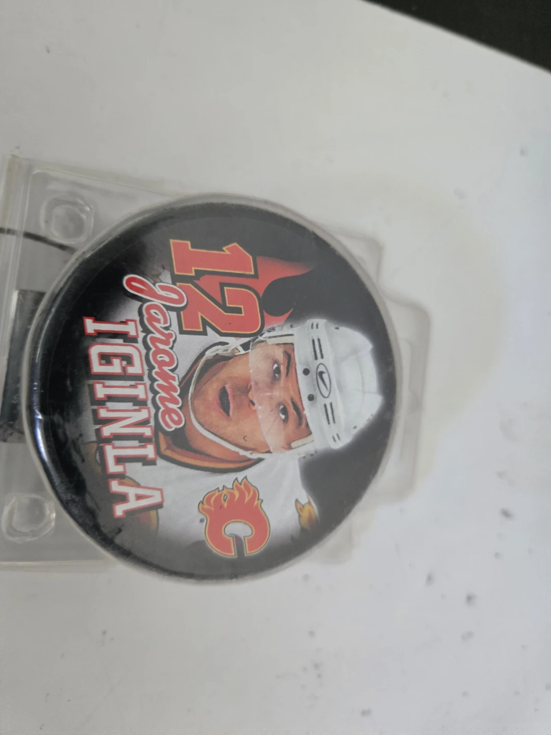 Jerome Iginla Player Pucks Official Licensed Hockey Puck