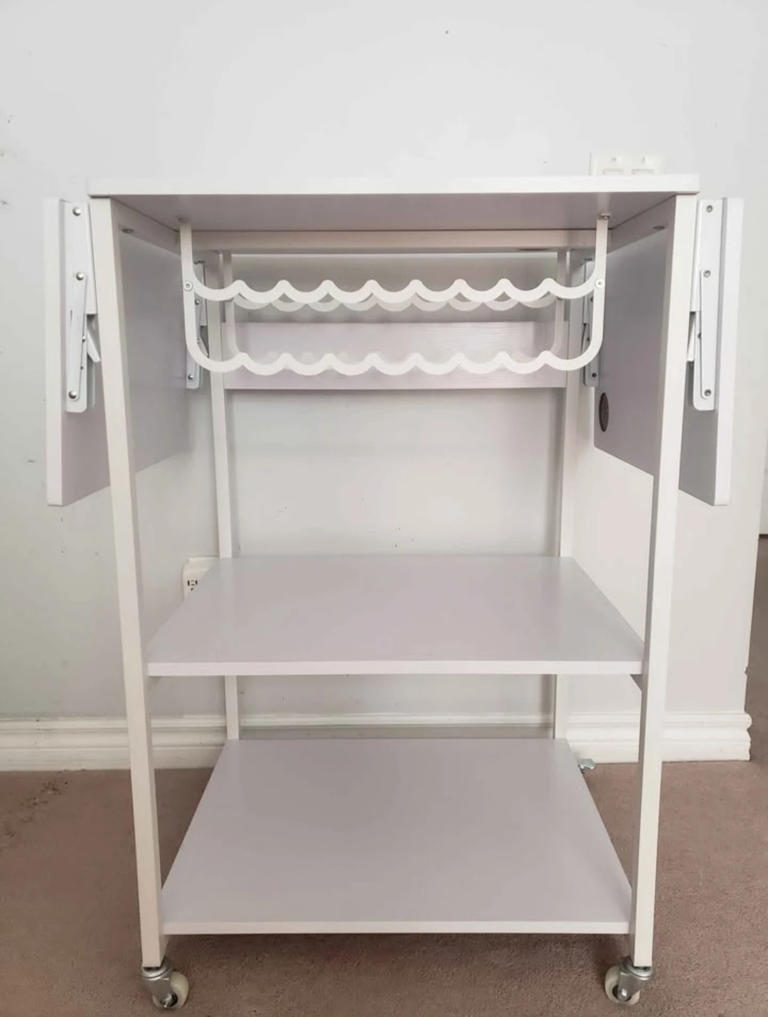 Heat-Press + Cricut Work Table With Wheels