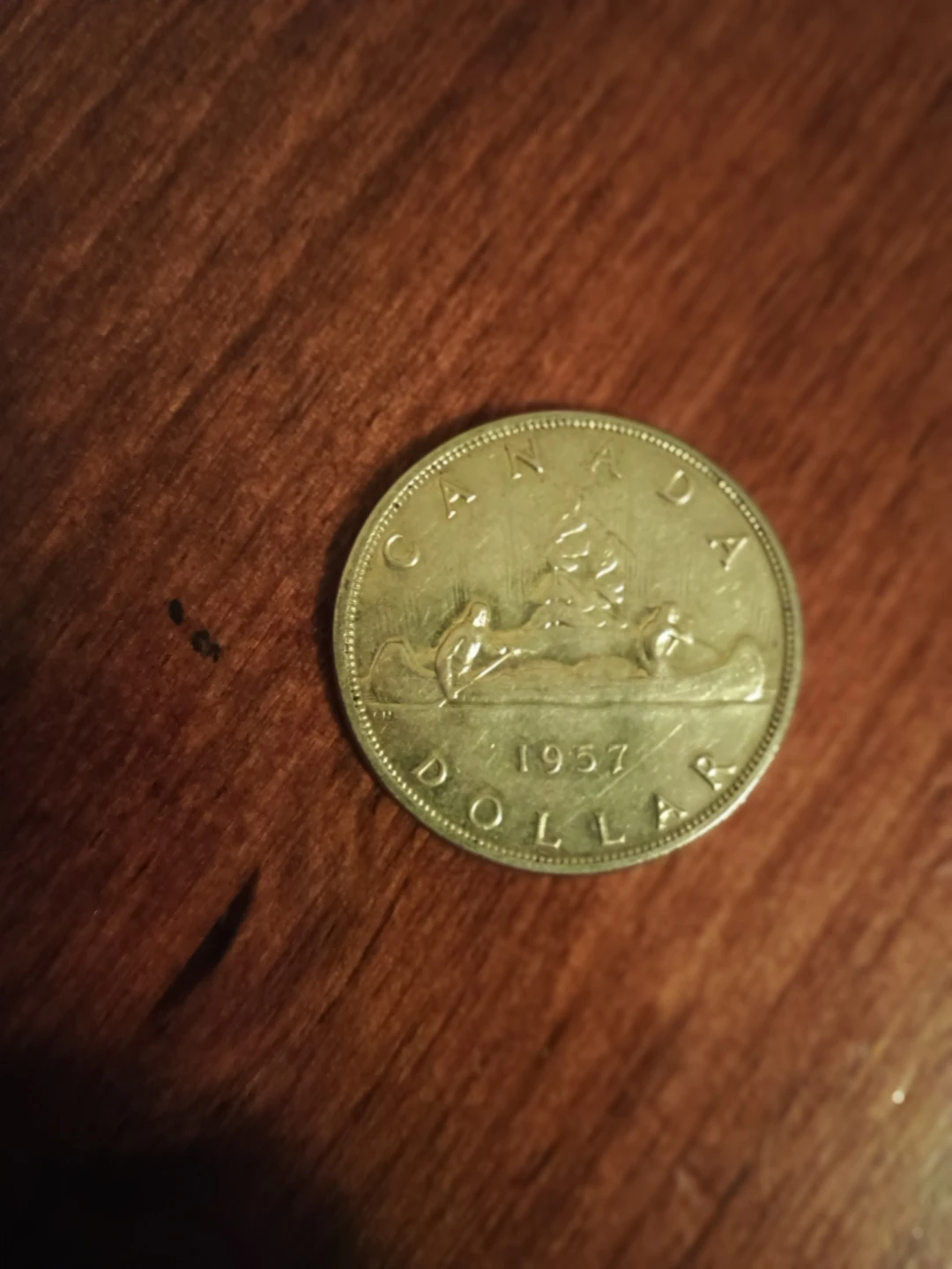 1957 Canadian Dollar Coin(silver coin)