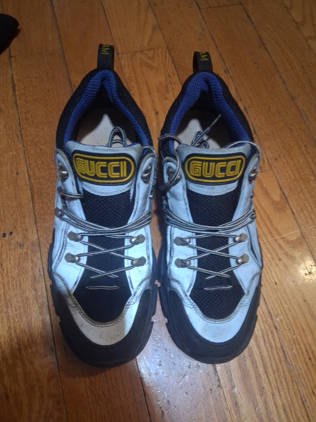 Gucci White & Black Chunky Sneakers